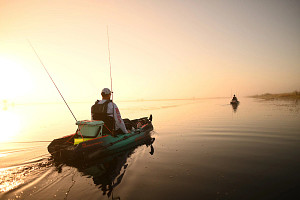 Get personal with Lake Erie and walleye on a kayak