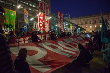 Protest against Dakota Access and Keystone XL Pipelines