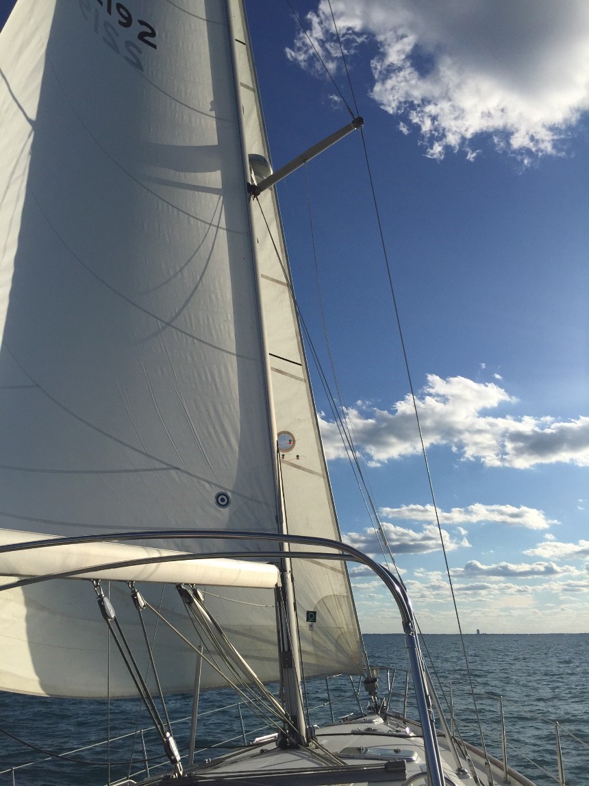 Sailing on Lake St. Clair