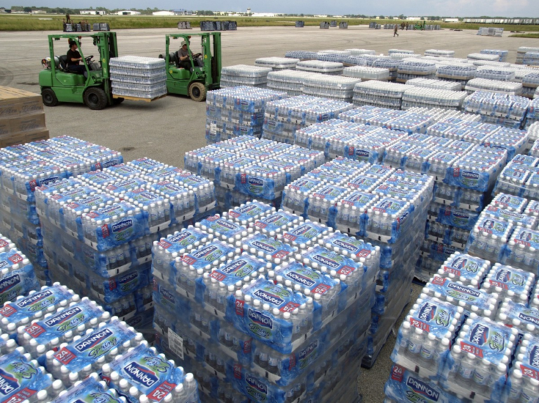Pallets_of_Water Great Lakes Now