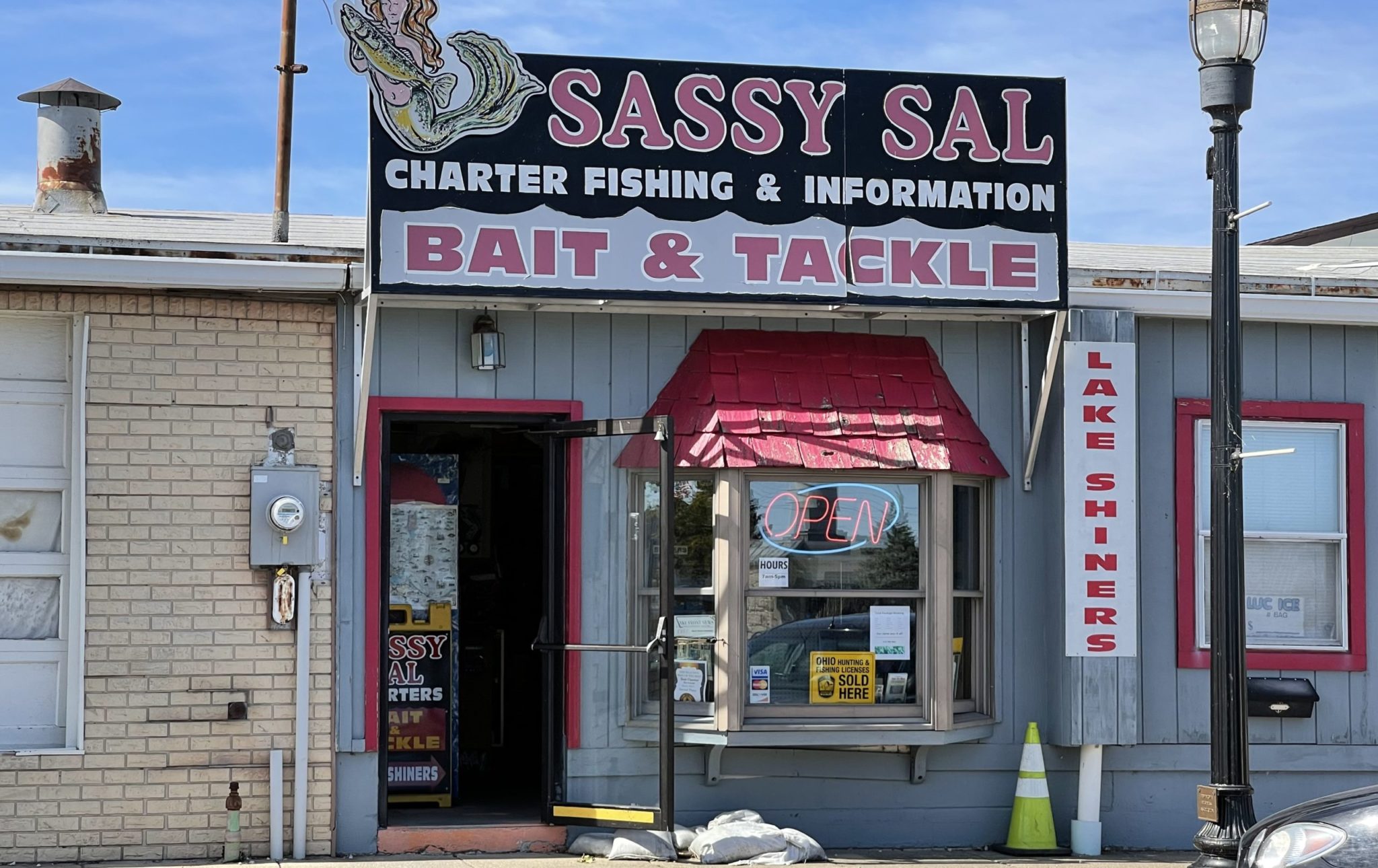 Walleye Windfall Lake Erie bait and tackle is big small business